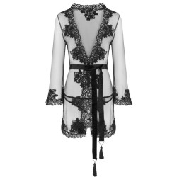 robe de chambre + culotte herina lc xg056 noir taille unique