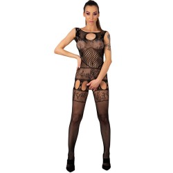 ambroise lc 17352 bodystocking crochless noir taille unique