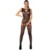 ambroise lc 17352 bodystocking crochless noir taille unique