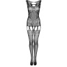 ambroise lc 17352 bodystocking crochless noir taille unique