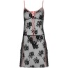 karonin lc 90628 chemise + culotte noir l-xl