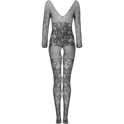 bodystocking celdon sans crotchless noir taille unique