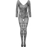 bodystocking celdon sans crotchless noir taille unique