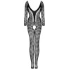 cordill lc 17358 bodystocking crochless noir taille unique