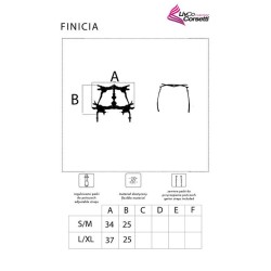 porte-jarretelles finicia lc90725 noir