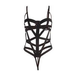body sexy  découpes noir l-xl