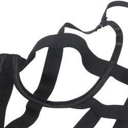 body sexy  découpes noir l-xl