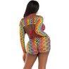 ensemble de trois pièces multicolore