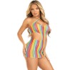 robe multicolore