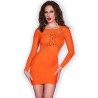 cr 4682 robe orange s-m