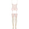 ensemble persinne pêche corset + culotte + bas