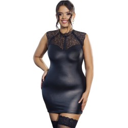 robe sexy en cuir l-xl