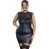 robe sexy en cuir l-xl