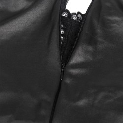 robe sexy en cuir l-xl