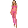 robe longue filet fuchsia taille unique