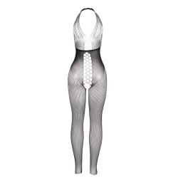 951832 bodystocking avec dos ouvert et détails croisés noir taille unique