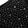 952174 bodystocking resille avec gants et diamants noir taille unique