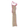 952341 robe réseille arc-en-ciel taille unique