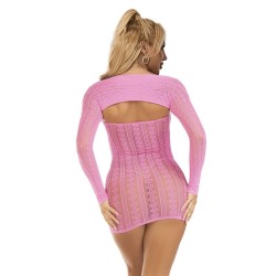 952471 robe réseille rose taille unique