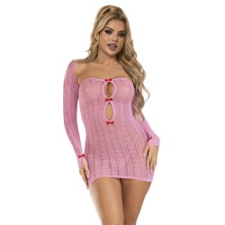 952471 robe réseille rose taille unique