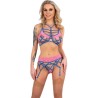 soledad lc 20217 soutien-gorge + culotte + jarretière l-xl