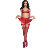 cr 4716 ensemble 3 pièces rouge s