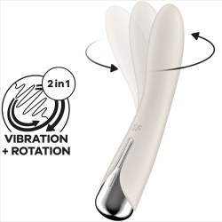 vibrateur rotateur spinning vibe 1 g-spot beige