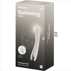 vibrateur rotateur spinning vibe 1 g-spot beige
