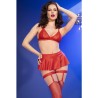 cr 4716 ensemble 3 pièces rouge l
