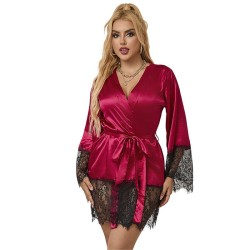 953812 pyjama dentelle élégant + string rouge s-m