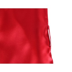 954017 caraco dos transparent en dentelle + string rouge-noir s-m