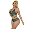 954086 soutien-gorge + culotte dentelle vert s-m
