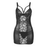 954178 robe + string cuir noir l-xl
