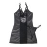 954178 robe + string cuir noir l-xl