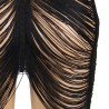 954222 robe à bretelles + string noir s-m