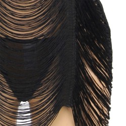 954239 robe à bretelles + string noir l-xl