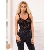 9542277 body avec chaînes + porte-jarretelles noir l-xl