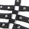 954406 robe bondage en cuir noir s-m