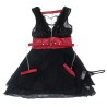 954420 robe bondage en dentelle noire s-m
