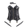954451 robe sexy en maille cuir noir l-xl