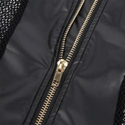 954451 robe sexy en maille cuir noir l-xl
