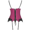 agrafena cf 90436 corset + string bordeaux s-m