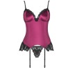 agrafena cf 90436 corset + string bordeaux l-xl