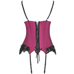 agrafena cf 90436 corset + string bordeaux l-xl