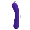 vibrateur rechargeable prescott violet