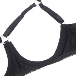 955199 ensemble soutien-gorge avec nud noir réglable s-m