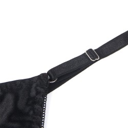 955205 ensemble soutien-gorge avec nud noir réglable l-xl