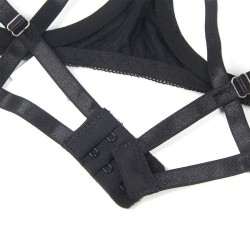 955205 ensemble soutien-gorge avec nud noir réglable l-xl