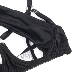 955205 ensemble soutien-gorge avec nud noir réglable l-xl