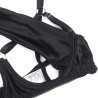 955205 ensemble soutien-gorge avec nud noir réglable l-xl